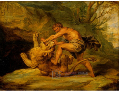 A-7135 Peter Paul Rubens - Samson a lev