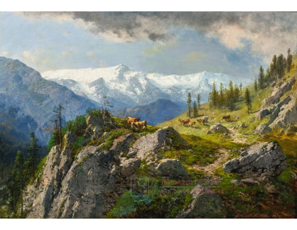 A-8307 Carl Millner - Alpy z Untersbergu u Salzburgu