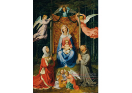 DDSO-2856 Joseph von Führich - Madonna s dítětem a svatými Adelou s Františkem