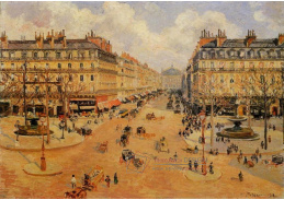 VCP-108 Camille Pissarro - Avenue de l Opera, ranní slunce