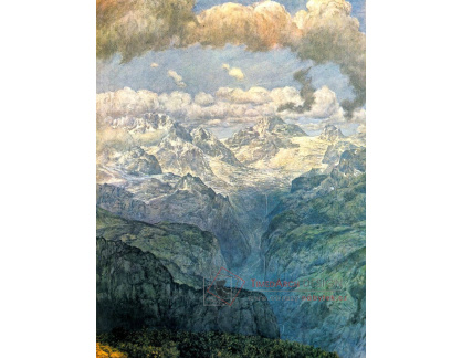 VSO1548 Hans Thoma - Údolí Lauterbrunnen