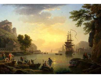 SO VI-75 Claude Joseph Vernet - Loď v zálivu