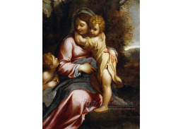 XV-129 Aniballe Carracci - Madonna a dítě se svatým Janem