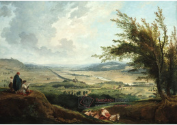 A-694 Hubert Robert - Rozsáhlá krajina poblíž Paříže