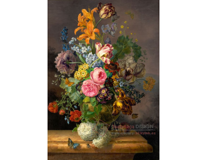 A-1413 Franz Xaver Gruber - Zátiší s květinami