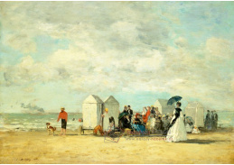 A-2067 Eugene Louis Boudin - Motiv z pláže