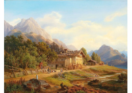 DDSO-4712 Anton Schiffer - Motiv z Hintersee u Berchtesgadenu