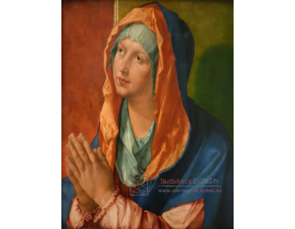 VR12-45 Albrecht Dürer - Modlící se Madonna