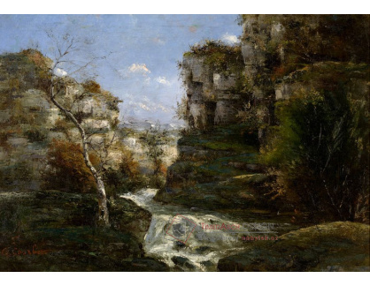 DDSO-3517 Gustave Courbet - Skály u Ornans