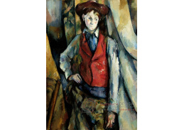 D-7989 Paul Cézanne - Chlapec v červené vestě 