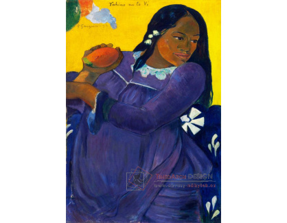 D-8018 Paul Gauguin - Žena s mangem