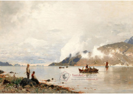 D-9391 Georg Anton Rasmussen - Krajina fjordu s postavami