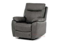 TV-4092 GREY3 relaxační polohovací křeslo, látka šedá v dekoru vintage