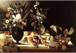 VKZ 188 Caravaggio - Zátiší s květinami a ovocem 