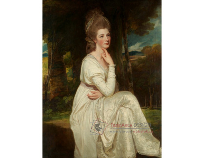 PORT-184 George Romney - Portrét lady Elizabeth Hamilton