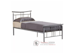 DORADO NEW, postel kovová 90x200cm, stříbrná