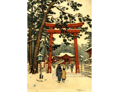 D-10078 František Šimon Tavík - Japonská brána Tori v Kiotu v zimě