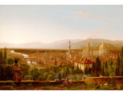 D-7654 Thomas Cole - Pohled na Florencii