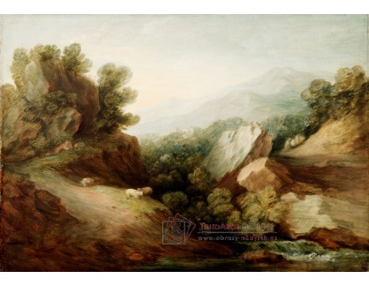 D-7663 Thomas Gainsborough - Zalesněná krajina