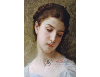 R15-57 Adolph William Bouguereau - Portrét mladé ženy
