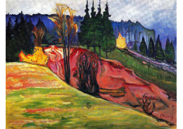 VEM13-34 Edvard Munch - Krajina Thuringewaldu