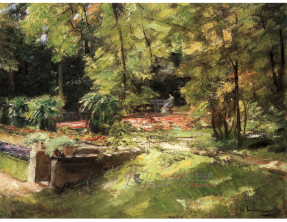 SO IV-206 Max Liebermann - Květinová terasa v zahradě ve Wannsee