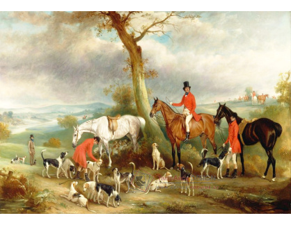 SO IX 359 John Ferneley - Thomas Wilkinson s loveckými psy