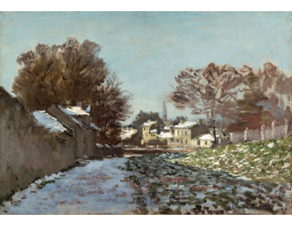 A-316 Claude Monet - Sníh v Argenteuil