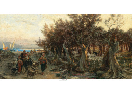A-2561 Alois Schönn - Olivovníky v Trogiru
