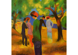 A-6073 August Macke - Dáma v zeleném