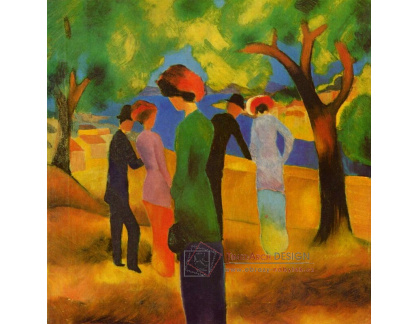 A-6073 August Macke - Dáma v zeleném