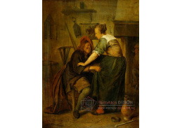 A-8026 Jan Steen - Hostinec s hostem a služkou