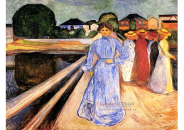 VEM13-121 Edvard Munch - Ženy na mostě