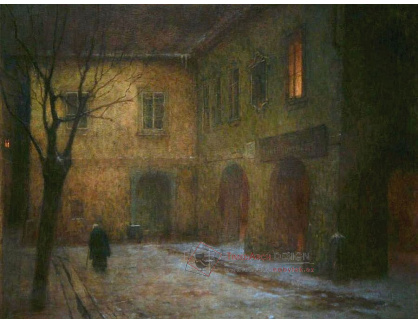 Jakub Schikaneder - Pražské nokturno