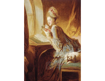 VJHF 11 Jean-Honoré Fragonard - Milostný dopis