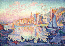 KO IV-476 Paul Signac - Přístav v Saint-Tropez
