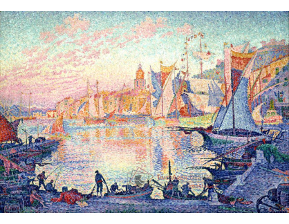 KO IV-476 Paul Signac - Přístav v Saint-Tropez