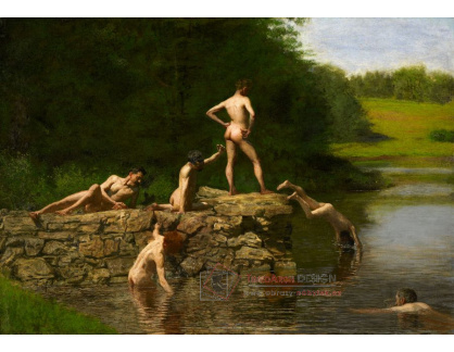 D-7658 Thomas Eakins - Plavání