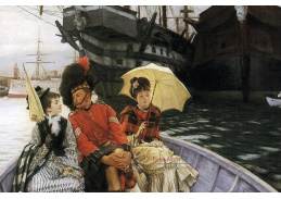 R16-105 James Tissot - Přístav Portsmouth