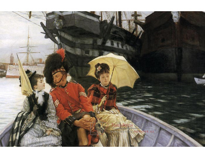 R16-105 James Tissot - Přístav Portsmouth