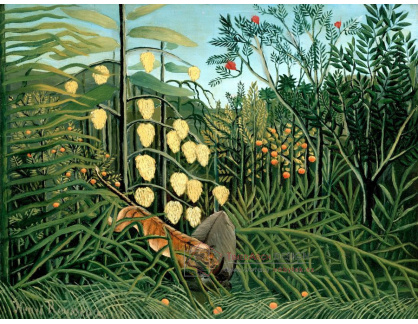 VF60 Henri Rousseau - Zápas mezi tygrem a buvolem