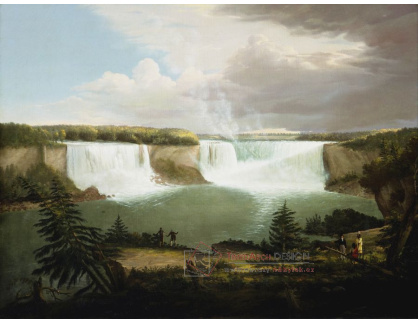 SO XI-22 Alvan Fisher - Pohled na vodopády Niagara