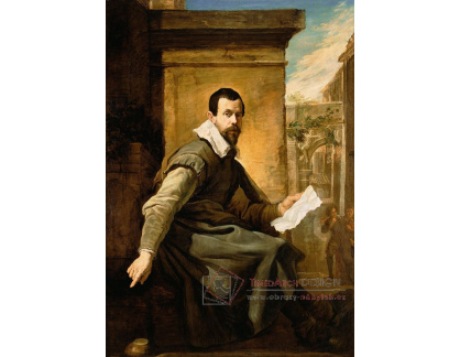 XV-403 Domenico Fetti - Portrét muže s notami