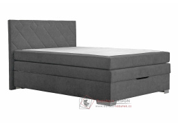 JULIA, čalouněná postel 140x200cm box-spring, výběr provedení