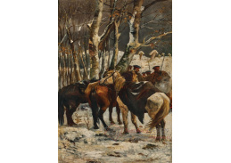 A-8508 Joseph Berres - Odpočívající vojáci