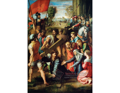 R11-83 Rafael Santi - Kristus padající na cestě na Kalvárii