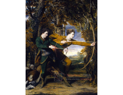 VSO 461 Joshua Reynolds - Lukostřelci plukovník Acland a lord Sydney