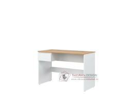 REMI RM15, psací stůl se zásuvkou, bílá / dub evoke