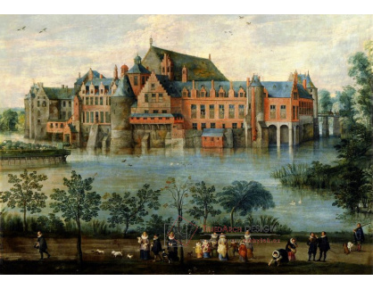 DDSO-3678 Jan Brueghel - Clara Eugenia a Alberto v Palacio de Tervuren v Bruselu
