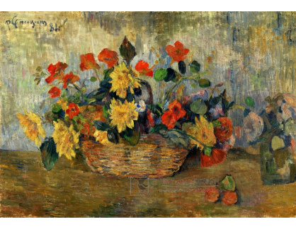 R9-287 Paul Gauguin - Zátiší s květinami ve váze